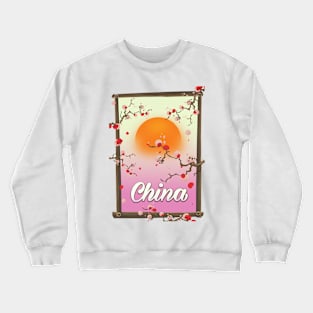 China Cherry Blossom Crewneck Sweatshirt